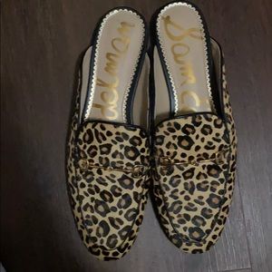 Sam Edelman Leopard Print Mules